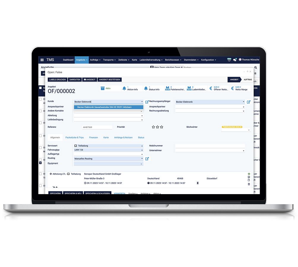 KI-basierte Auftragserfassung